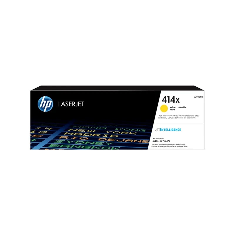 Toner HP 414X Amarillo Laserjet M455 / 454 / 480 6000 PAG W2022X
