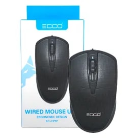Mouse ECCO con Cable EC-CP72+