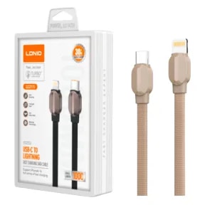 Cable LDNIO LC211I 1M 30W USB-C a Lightning