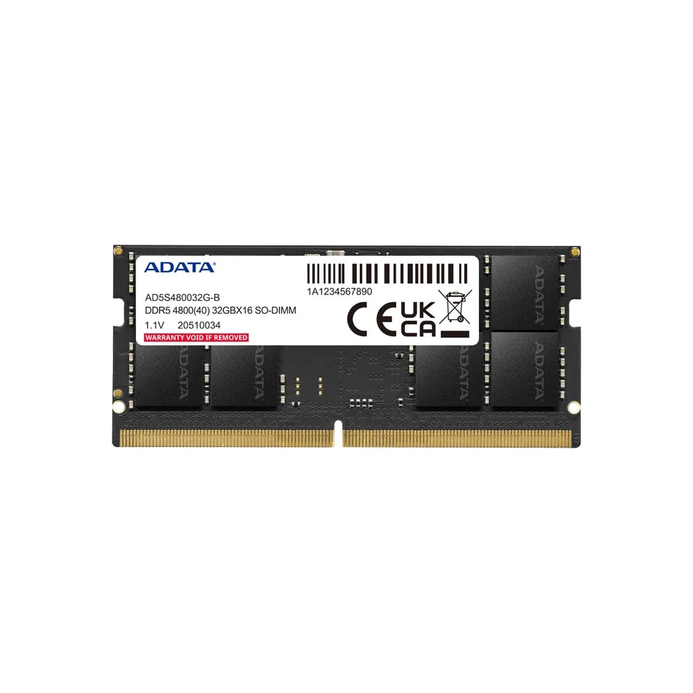 RAM Adata Sodimm 32GB DDR5 4800 MHZ 1.1V CL40