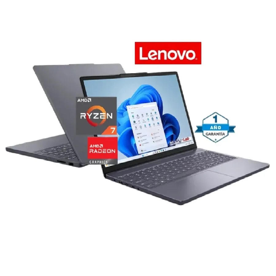 Computador Lenovo Portatil Ideapad Slim 3 15ARP10 Ryzen 7 7735HS 16GB / 512GB 15.3 Grey
