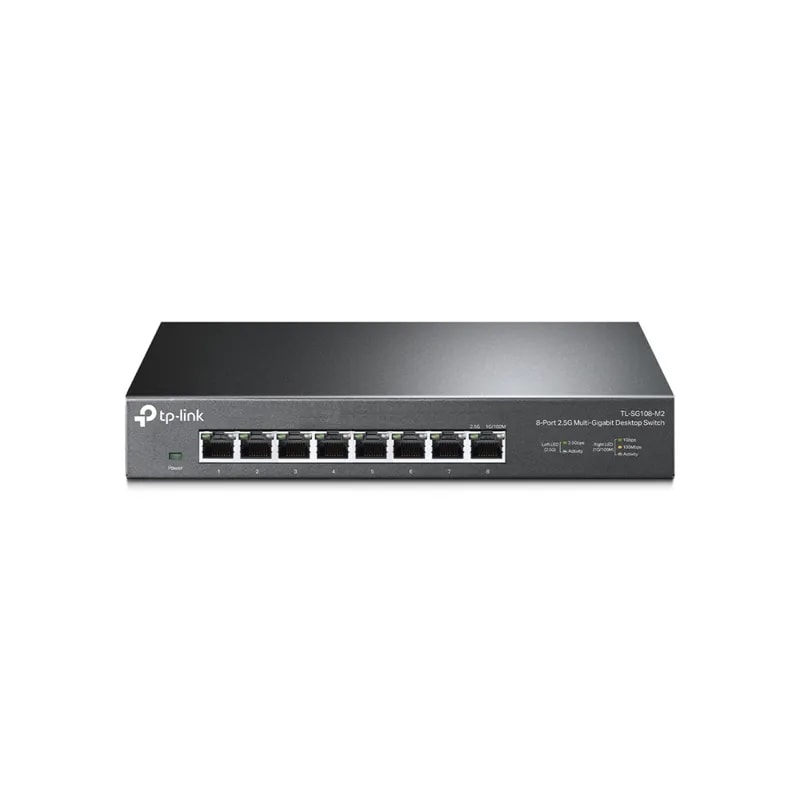 Switches TP-Link TL-SG108-M2 / 8 Puertos 2.5 Gbps / NO Administrable