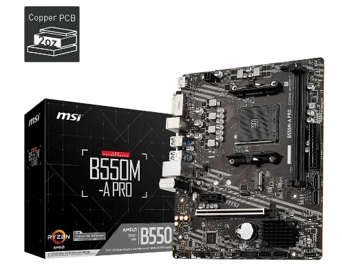 Motherboard MSI B550M-A PRO AM4 DDR4 Micro-ATX