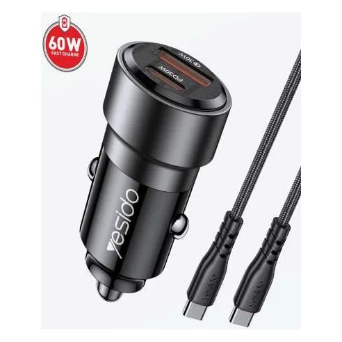 Cargador para auto Yesido Y55 60W