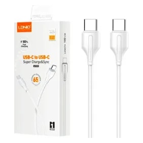 Cable LDNIO LC121 1M 65W USB-C a USB-C