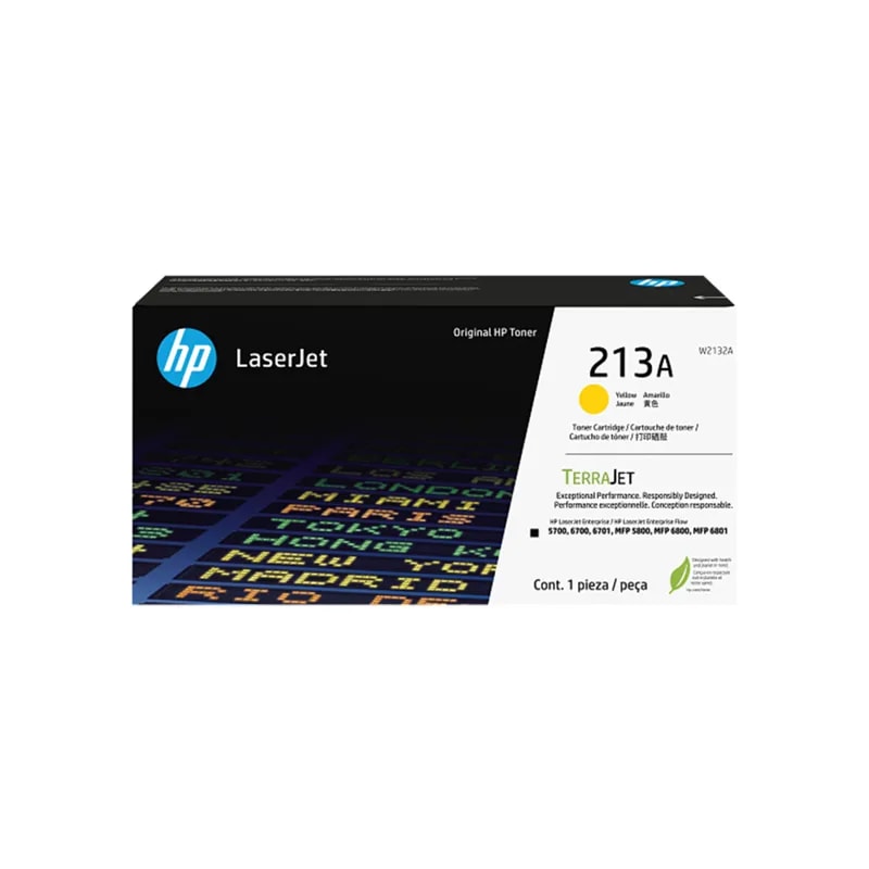 HP / Toner 213A Amarillo Laserjet 5700 / 5800 / 6700 / 6800 3000 PAG W2132A