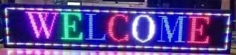 Letrero LED Programable P10 RGB Full Color 296x56 cm