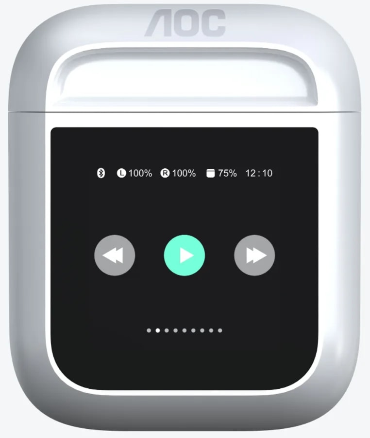 Audífonos Inalámbricos AOC ACT350 Bluetooth Blanco