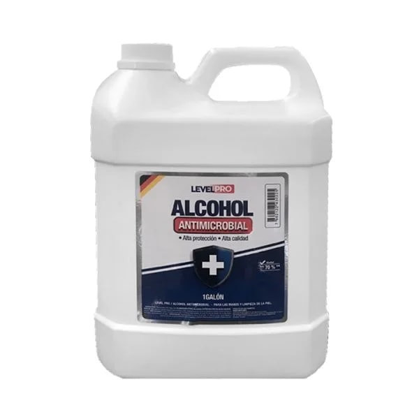 Alcohol Antiseptico Level PRO Antimicrobial 2LT - Tapa Rosca AL-2000-TLREVEL PRO