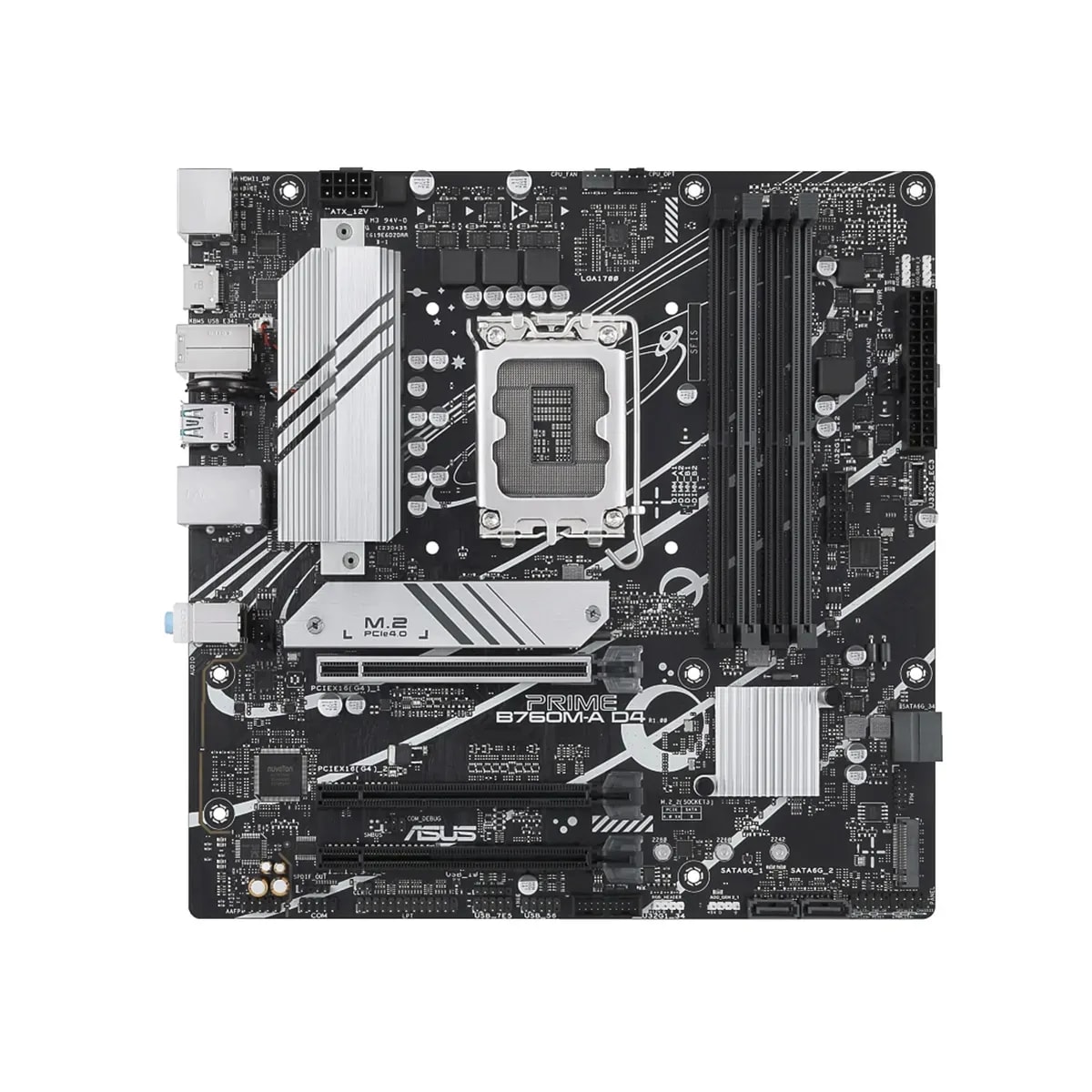 Mainboard ASUS Prime B760M-A D4 13VA LGA1700 DDR4-5333 HDMI DP 2M.2 USB3.2 Usb-c PCIE4.0 mini-ATX