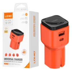 Cargador LDNIO Q2420 GaN 45W + Cable USB-C a Lightning