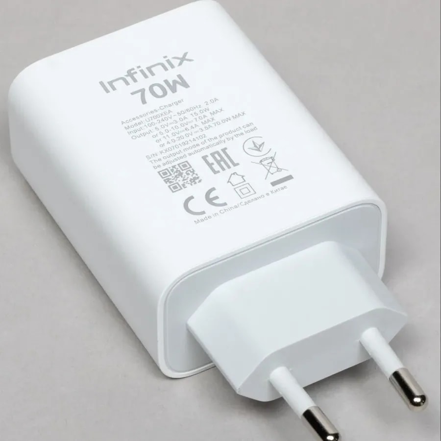 Cargador Infinix 70W chargin combo