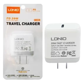 Cargador LDNIO H1209C 20W PD Solo Cubo