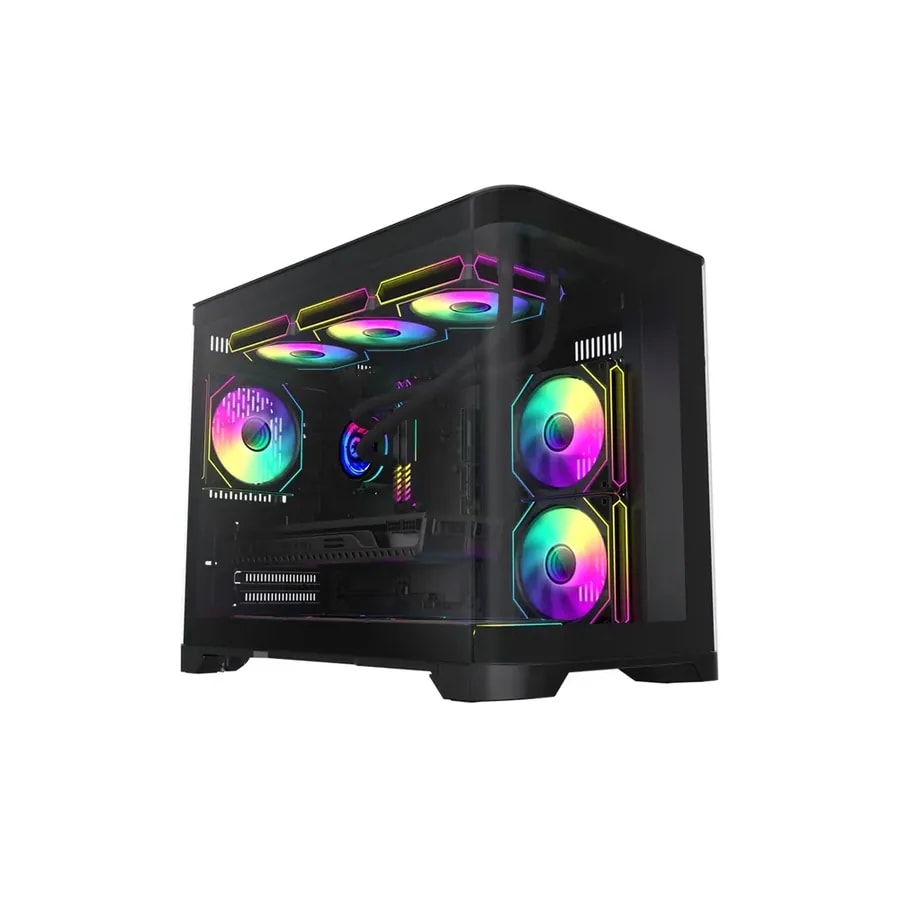 Case gamemax infinity Plus wh atx usb-c/3.0 fan opcionales (lat. 312CM, post. 212CM) vidrio temp. lat, sup, y front. supp. water cooling