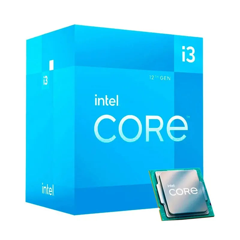 Procesador Intel I3-12100/3.30GHZ 4 Nucleos 12MB Cache LGA1700 DDR4 3200/DDR5 4800 UHD Graphics 730