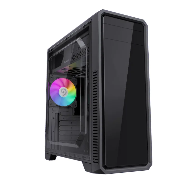 Case GAMEMAX G561E-BK ATX USB 3.0/2.0 Fan Frgb Post. 1*12CM, Acrilico Lateral Y Frontal