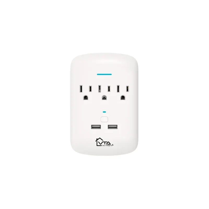 Multitoma Con Supresor 245J Smart WIFI VTA 3 Tomas / 2 USB
