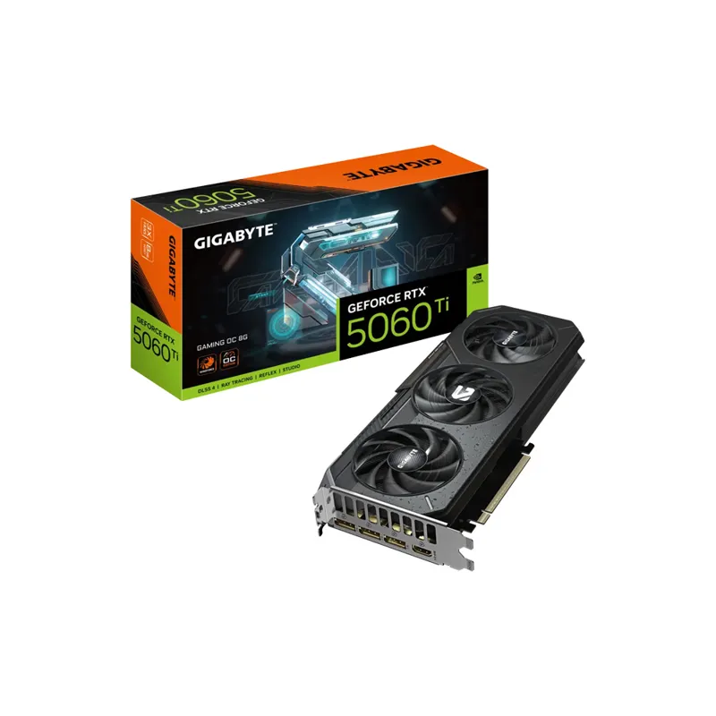 Tarjeta De Video Gigabyte Geforce RTX 5060 TI Gaming OC 8G GDDR7 PCIE 5.0 9VN506TGO8-00-G10