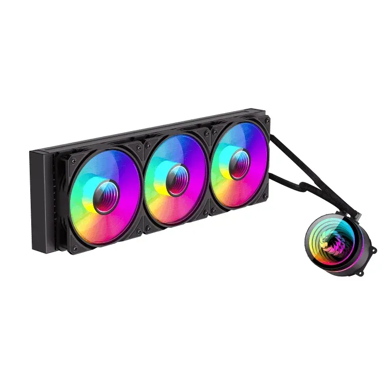 Refrigeracion Liquida GAMEMAX Iceburg 360 Infinity BK Fan 3*120MM ARGB Efecto Infinito Intel Lga