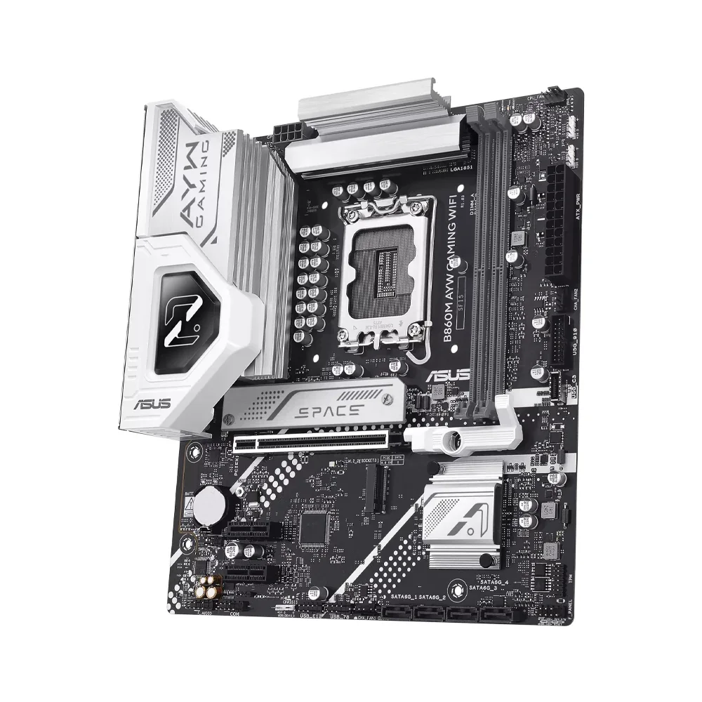 Mainboard ASUS B860M AYW Gaming WIFI 128GB DDR5 8800MTS WIFI6 HDMI LGA1851 Micro ATX