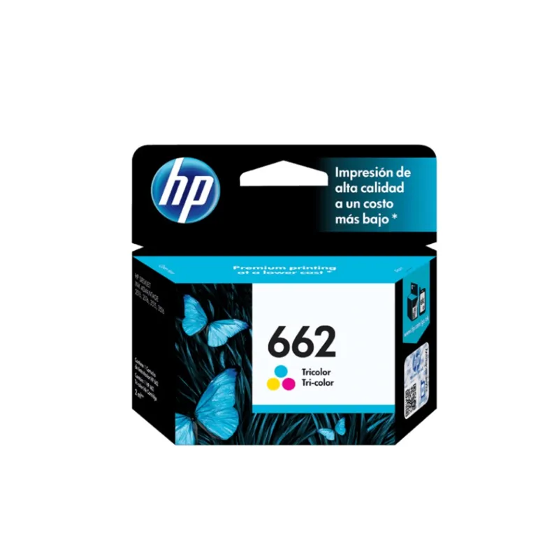 Tinta HP 662 Tri-color 2515 / 3515 100 PAG CZ104AL