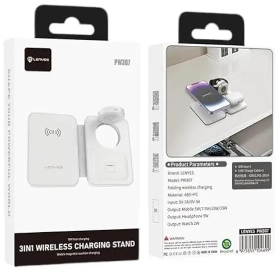 CARGADOR WIRELESS LENYES PW307