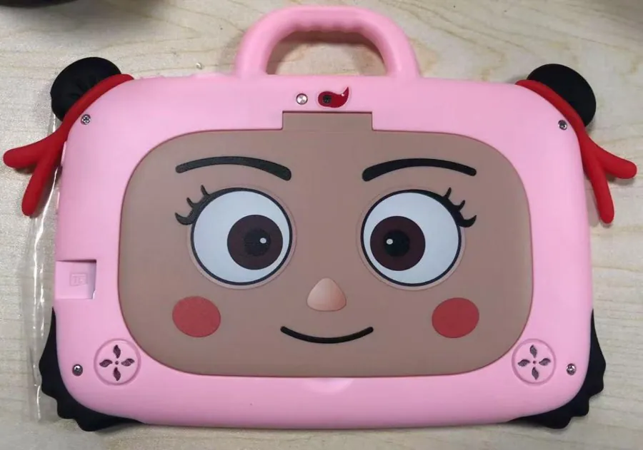 Tablet Infantil 7" 1GB+8GB con Funda Rosada y Asa