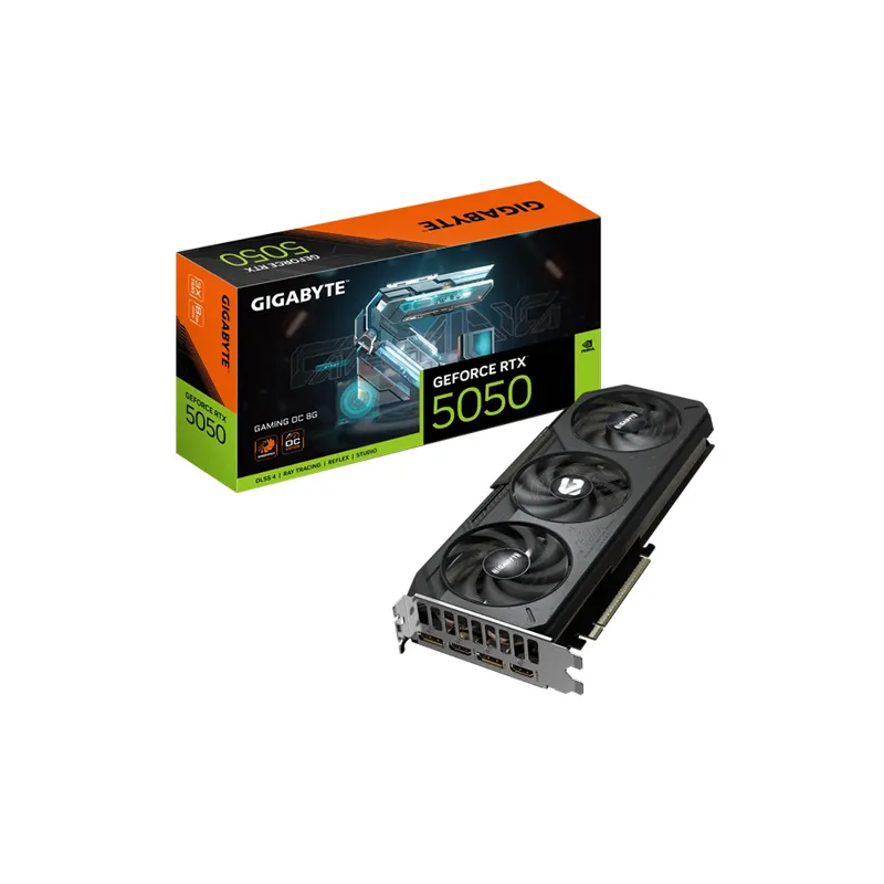 Tarjeta De Video Gigabyte Geforce RTX 5050 Gaming OC 8G GDDR6 PCIE 5.0 2632MHZ 550W