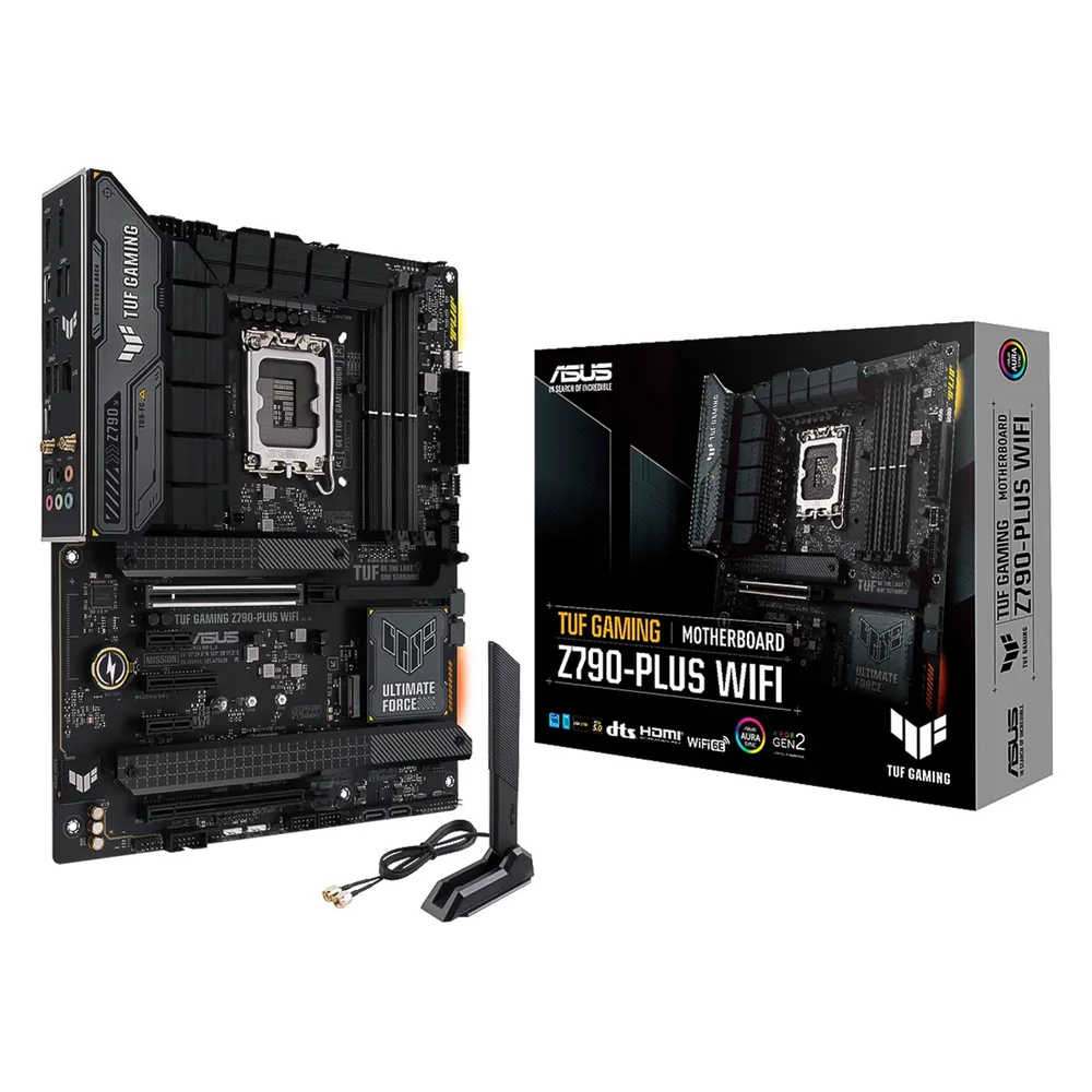 Mainboard ASUS TUF Z790-PLUS Gaming 13VA LGA-1700 DDR5-7200 HDMI DP WIFI BT 4M.2 USB3.2 PCIE4.0 ATX