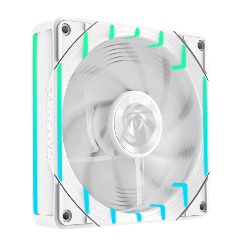 Ventilador GAMEMAX Tornado T12 Argb-rwcon Aspa Inversa LED 24 ARGB Pwm 2200 Rpm Fan 120MM