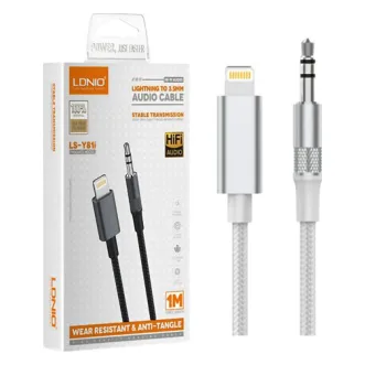 Adaptador LDNIO LSY81I 13CM Lightning To 3.5mm