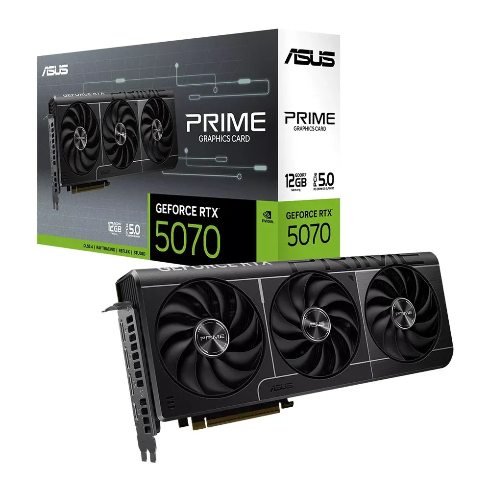 De Video ASUS Prime GeForce RTX 5070 12GB GDDR7 OC Edition PCIe A5.S0U 1Sx H D M I / 3 x D P