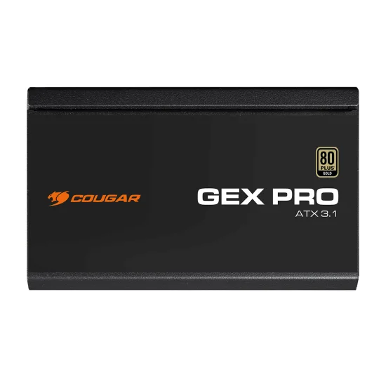 Fuente de poder Cougar GEX PRO 750 watts certificacion 80 plus gold ATX modular estándar ATX 3.1