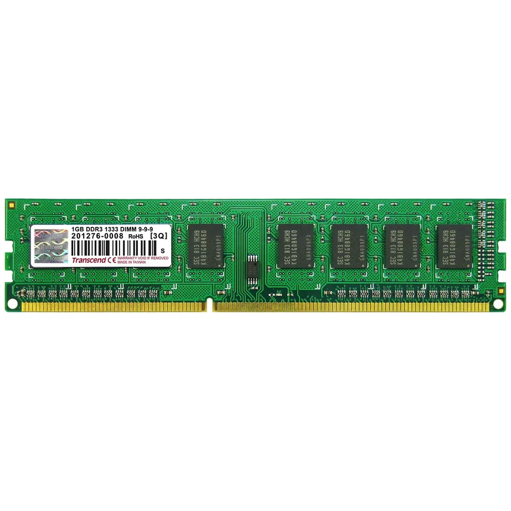 Memoria RAM Dimm Transcend 1GB PC-1333