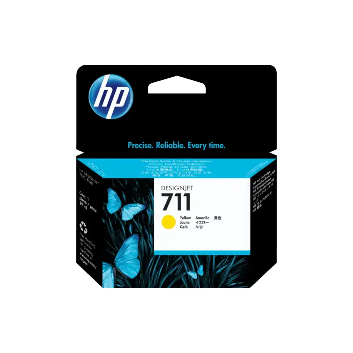 Tinta HP 711 Amarillo 120 / 520 29ML CZ132A
