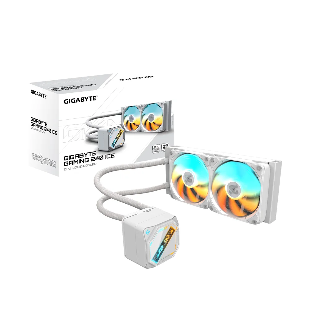 Refrigeracion liquida Gigabyte gaming 240 Ice blanca aRGB