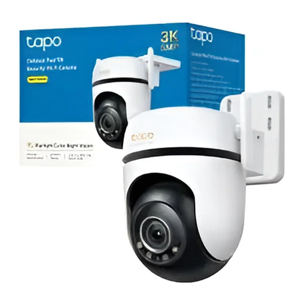 Cámara TP-Link Tapo C530WS 360° 3K 5MP Ext. IP66 Color Starlight Audio Alarm/sonido Personalizado