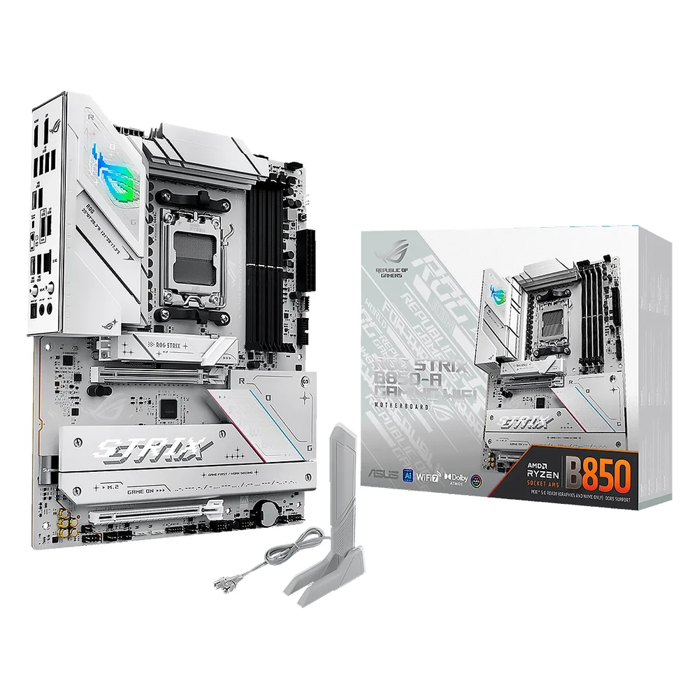 Mainboard ASUS ROG Strix Gaming B850-A AM5 AMD Ryzen 9000 DDR5-8000Mhz WIFI BT DP HDMI 4M.2 PCIe 5.0