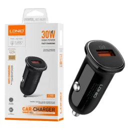 Cargador Vehicular. LDNIO C105 30W 1P USB + Cable