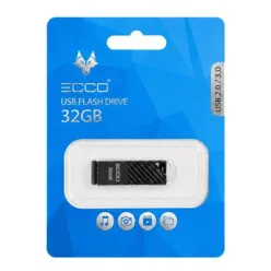 Memoria USB ECCO Negro 32GB 32GB