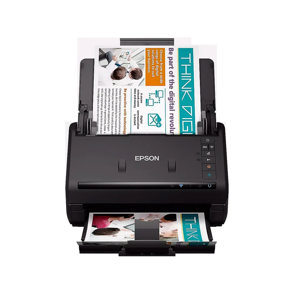 Scanner Epson ES-500WII 600-1200dpi WiFi Usb. Mod. Rojo. Opc.. ADF 35ppm-Duplex 70ipm