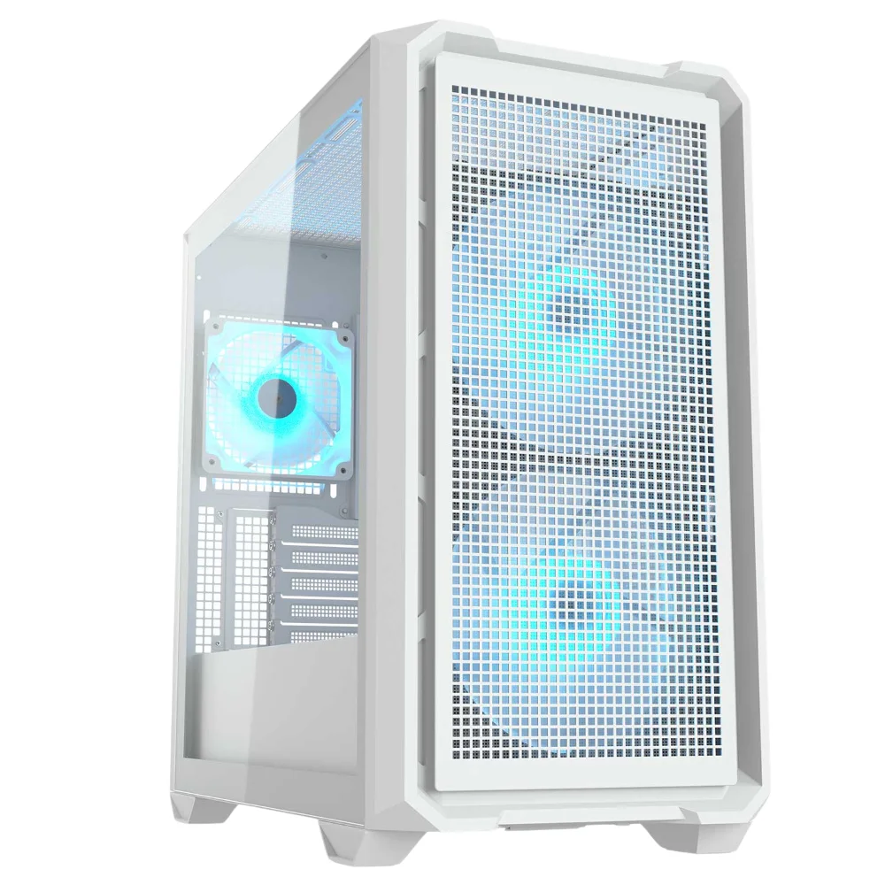 Case Cougar Gamer MX600 mini RGB vidrio templado Mid-Tower no incluye fuente de poder blanco