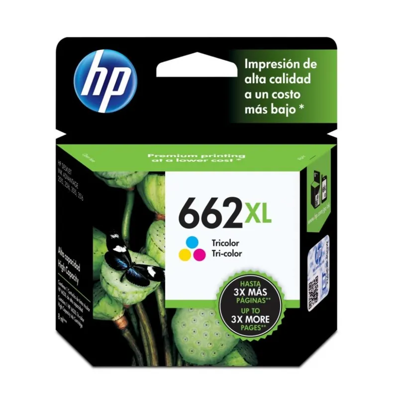 Tinta HP 662XL Tri-color 2515 / 3515 330 PAG CZ106AL