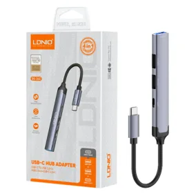Hub LDNIO DS-34C USB-C To USB3.0*1+USB2.0*3