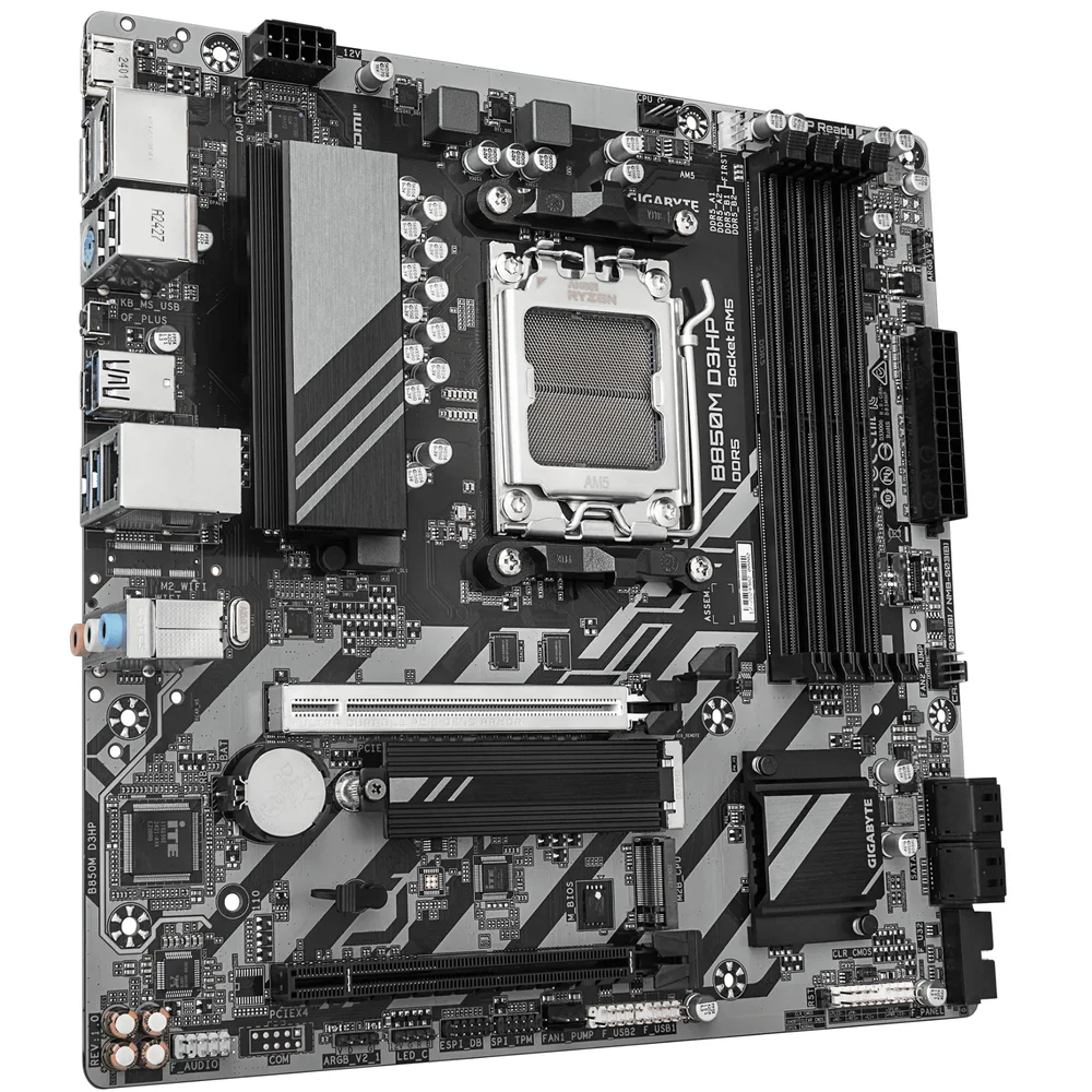 Mainboard Gigabyte B850M D3HP AM5 Ryzen 9000 4DDR5-8200 2DP HDMI 2M.2 USB3.2 PCIe 5.0 micro-ATX