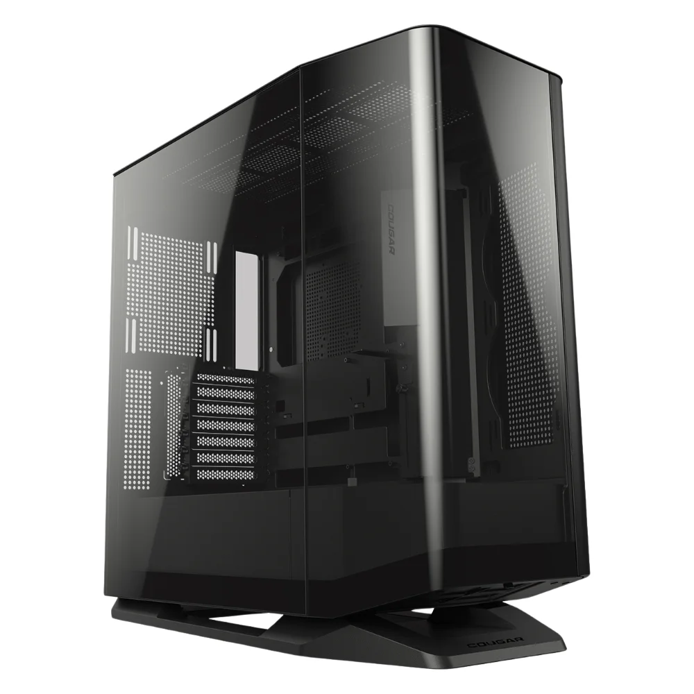 Case Cougar Gamer FV270 vidrio templado Mid-Tower no incluye fuente de poder negro