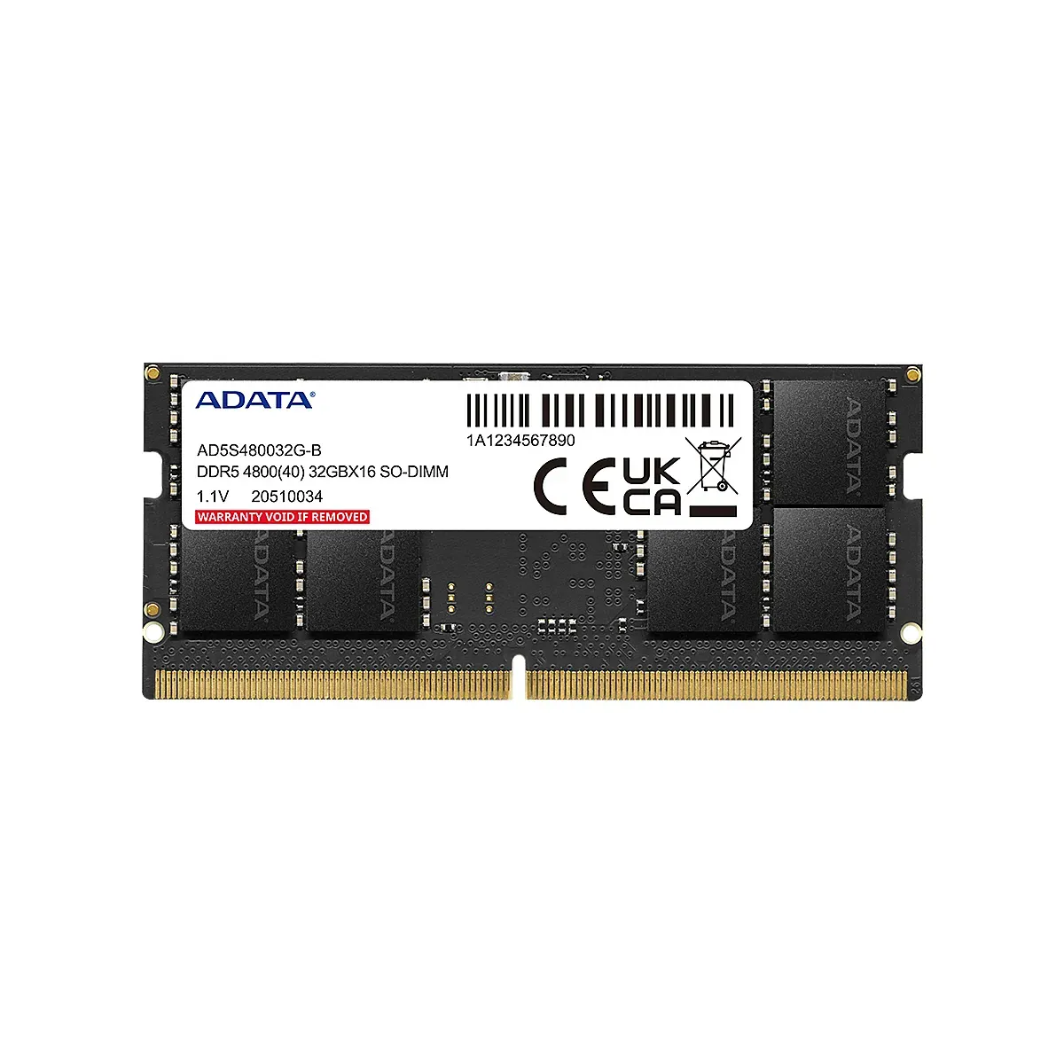 So-dimm Adata 32GB DDR5-4800 MTS L40 1.1V