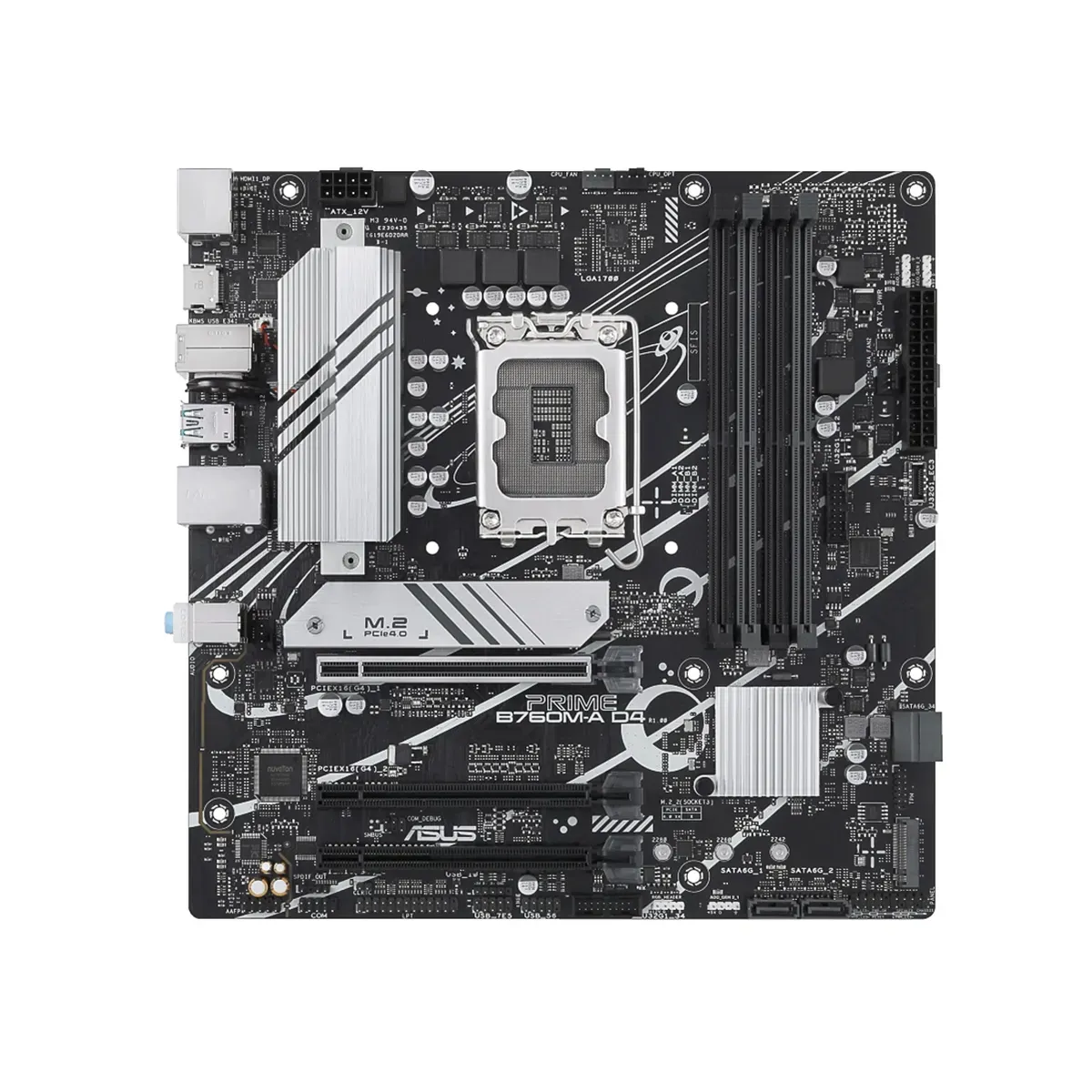 Mainboard ASUS Prime B760M-A D4 13VA LGA1700 DDR4-5333 HDMI DP 2M.2 USB3.2 Usb-c PCIE4.0 mini-ATX