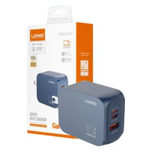 Cargador LDNIO Q6 GAN 45W + Cable USB-C a USB-C