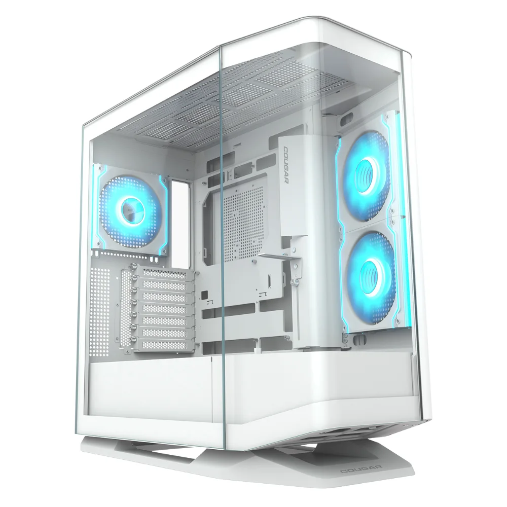 Case Cougar Gamer FV270 RGB vidrio templado Mid-Tower no incluye fuente de poder blanco